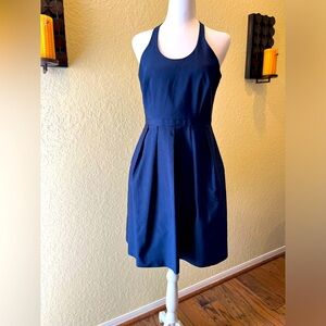 Weddington Way Navy Halter dress with pockets!